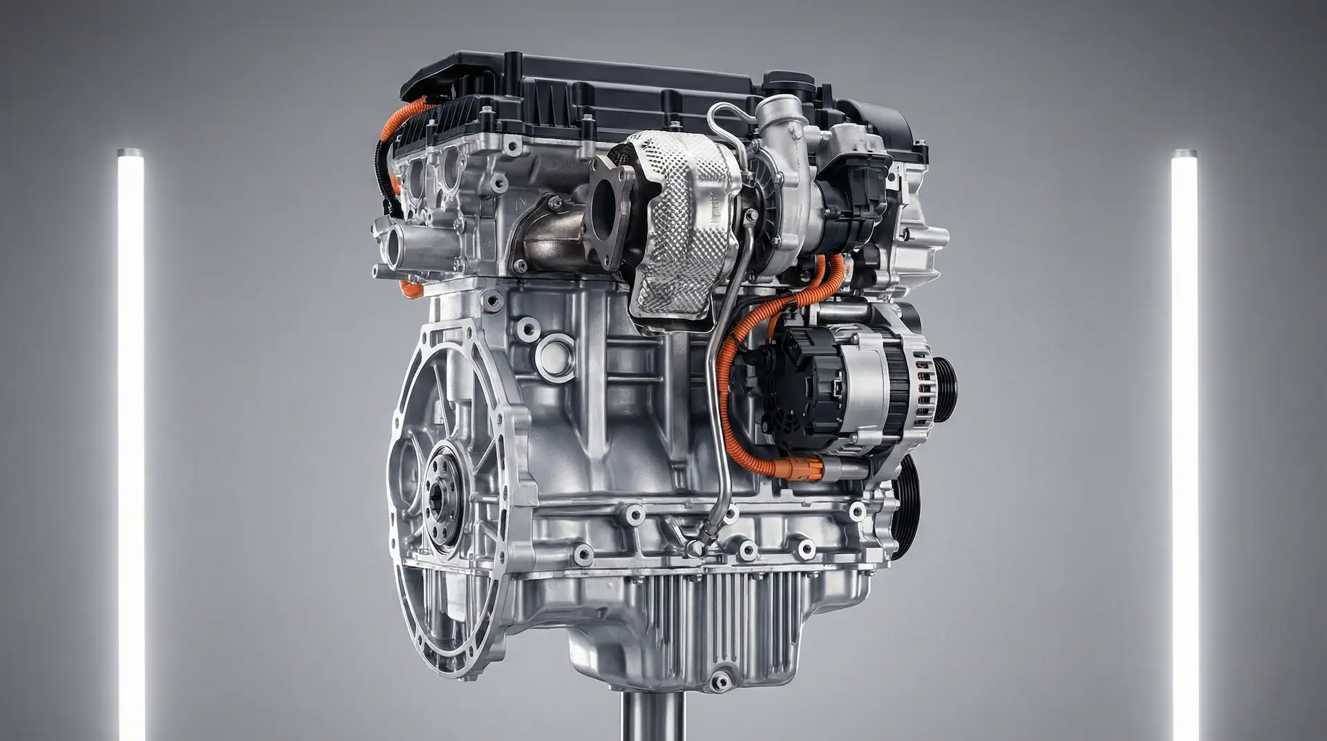 Mercedes-Benz internal combustion engine — technical assembly view